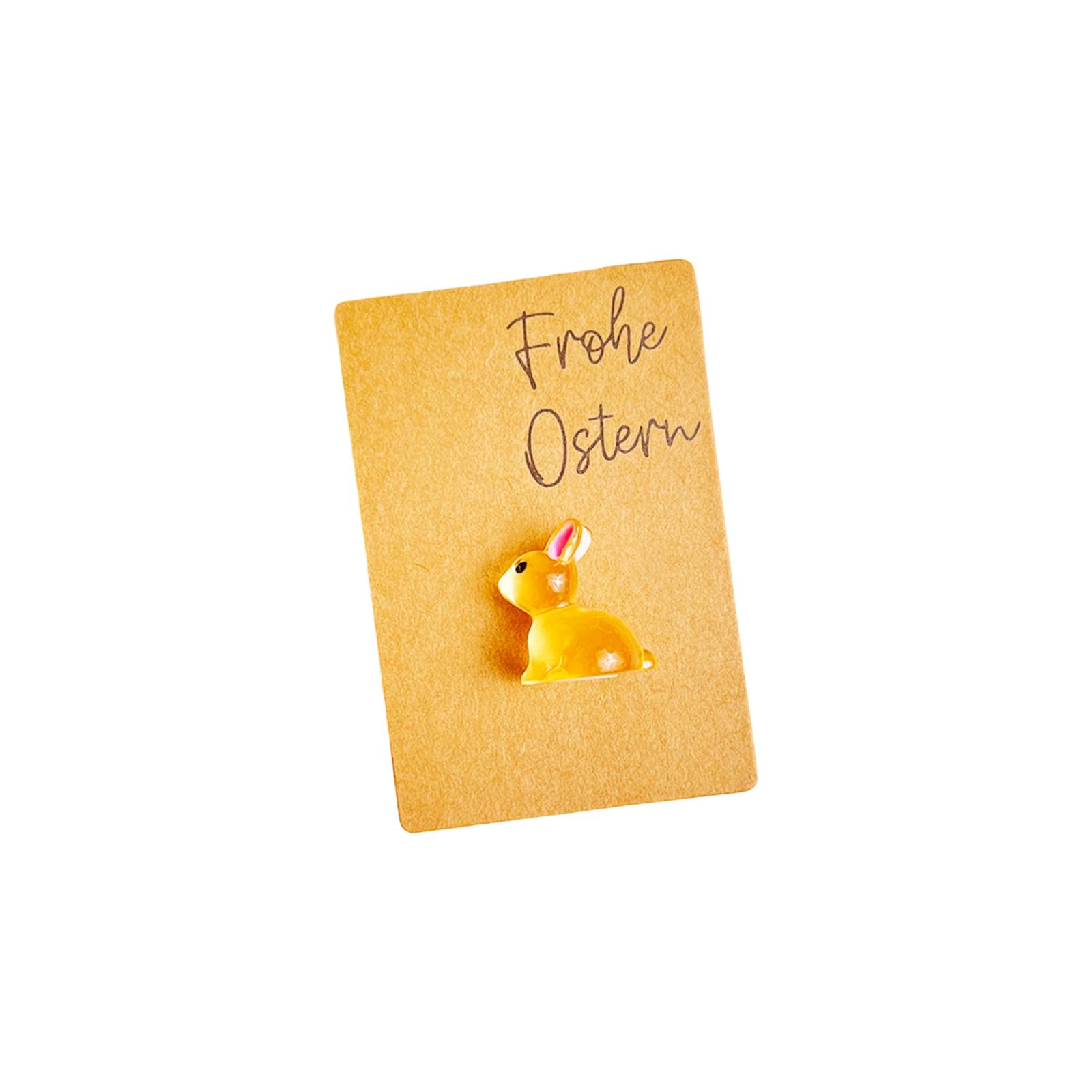 

Glow-in-the-dark Bunny Resin Pocket Hug Card, Easter Greeting Gift Card, Decorative Item. фиолетовый