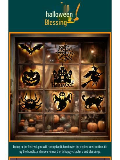 Halloween Party Decorations: Pumpkin Lanterns & Spiderweb Ornaments