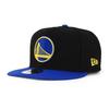 New Era 9FIFTY Snapback Cap 940 MLB MiLB NFL NBA MLS Basic Hat Free Golden State Warriors (JP, Alphabet, Size, (Black/Blue)) [Used]