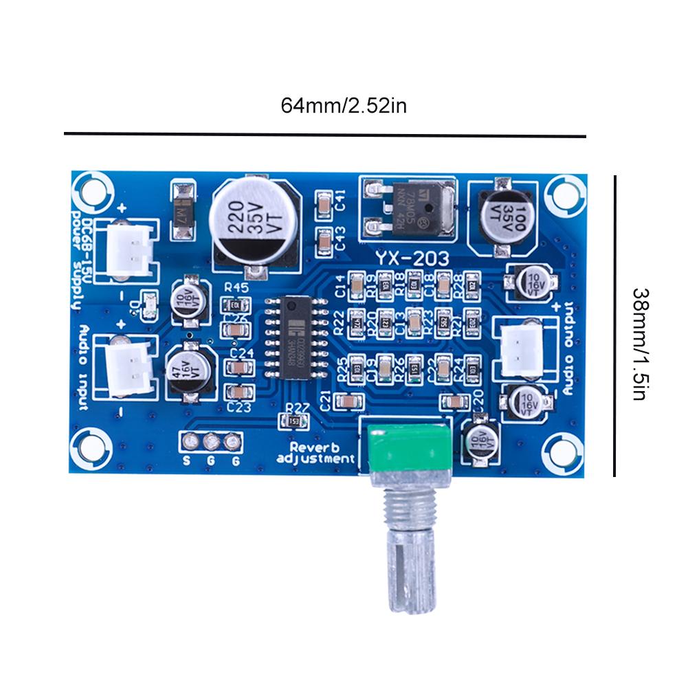 PT2399 Microphone Amplifier Module Effect Super M65831 Preamplifier Reverberator