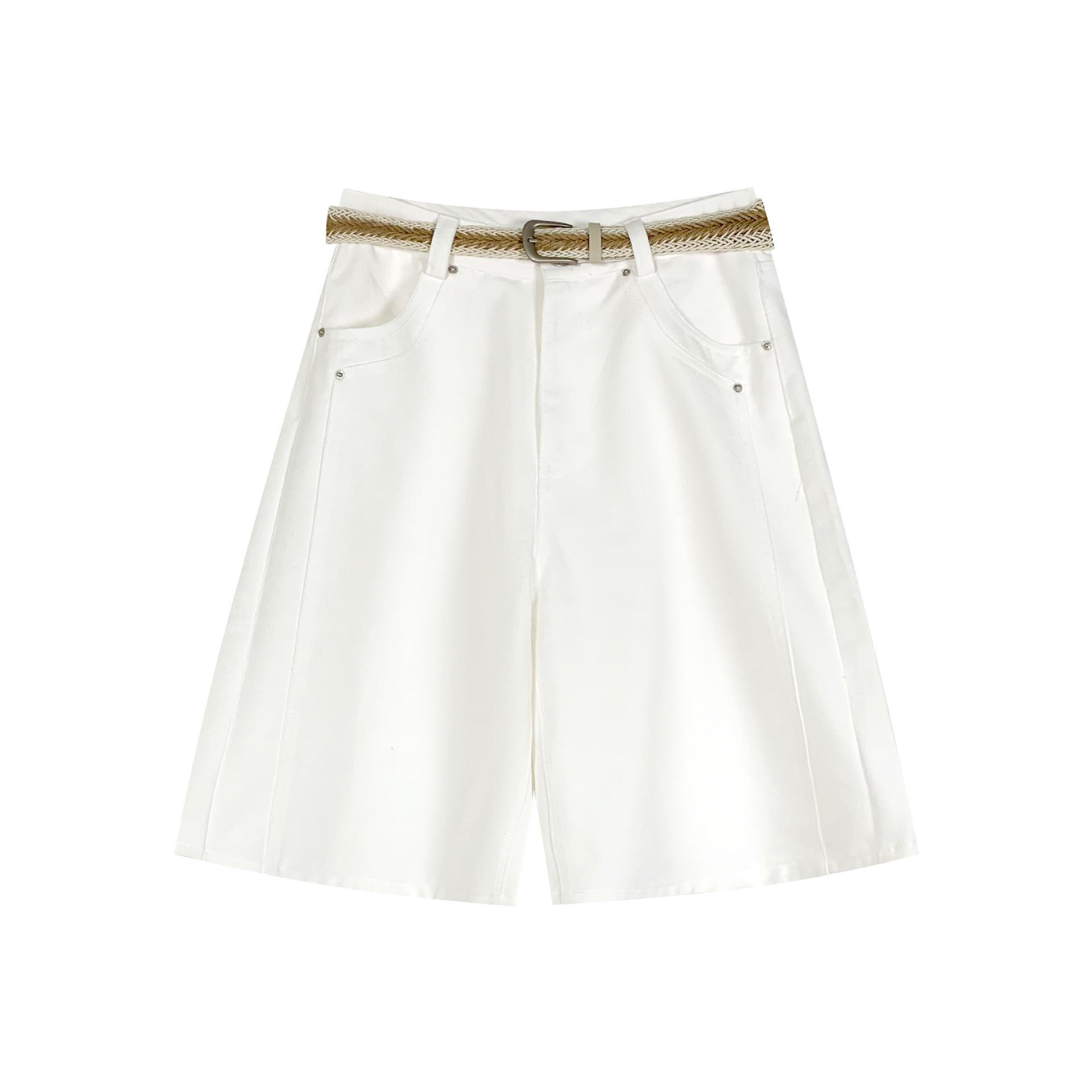 MOXI Thirteen Hang Women s Spring 2026 Loose Casual Capris Straight-leg Shorts Medium
