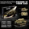 1559PCS Panzer VI Ausf.E Tiger S33 Army Series Armored Vehicle Toy Building Blocks Model, A Collection Item For Military Enthusi