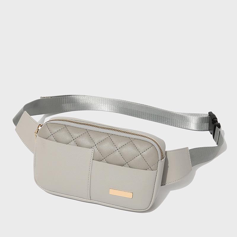 

Women s Diamond Embroidery Multifunctional Commuting Bag - Wear As Chest, Crossbody, or Waist Bag серый