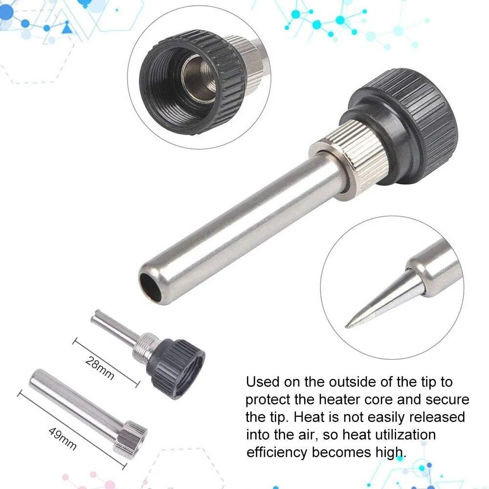 10 Stück Lötspitzen, 900M, bleifreie Lötspitze, austauschbare Lötspitze mit Schweißhülse für Lötstation
