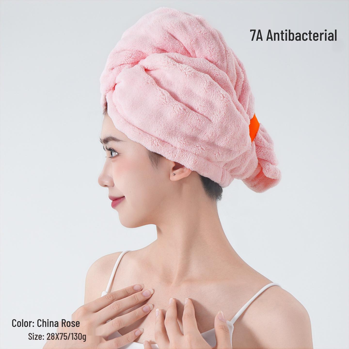 Women s Quick-Dry Antibacterial Hair Wrap - Thickened, Absorbent Peacock Tail Cap 75*28cm