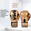 PU Leather Boxing Gloves Breathable Punching Training Gloves Protection Kickboxing Gloves  Sparring