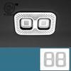 For BYD Sealion 8 Tang L 2025 2026 Car Interior Audio Speaker Horn Cover Trim Door Loudspeaker Cover Trim Accessories