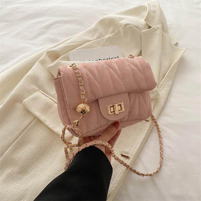 

Fashionable Street Style Pu Shoulder Bag With Unique Design And High-quality Material For Women Casual Crossbody Bag In Black рожевий