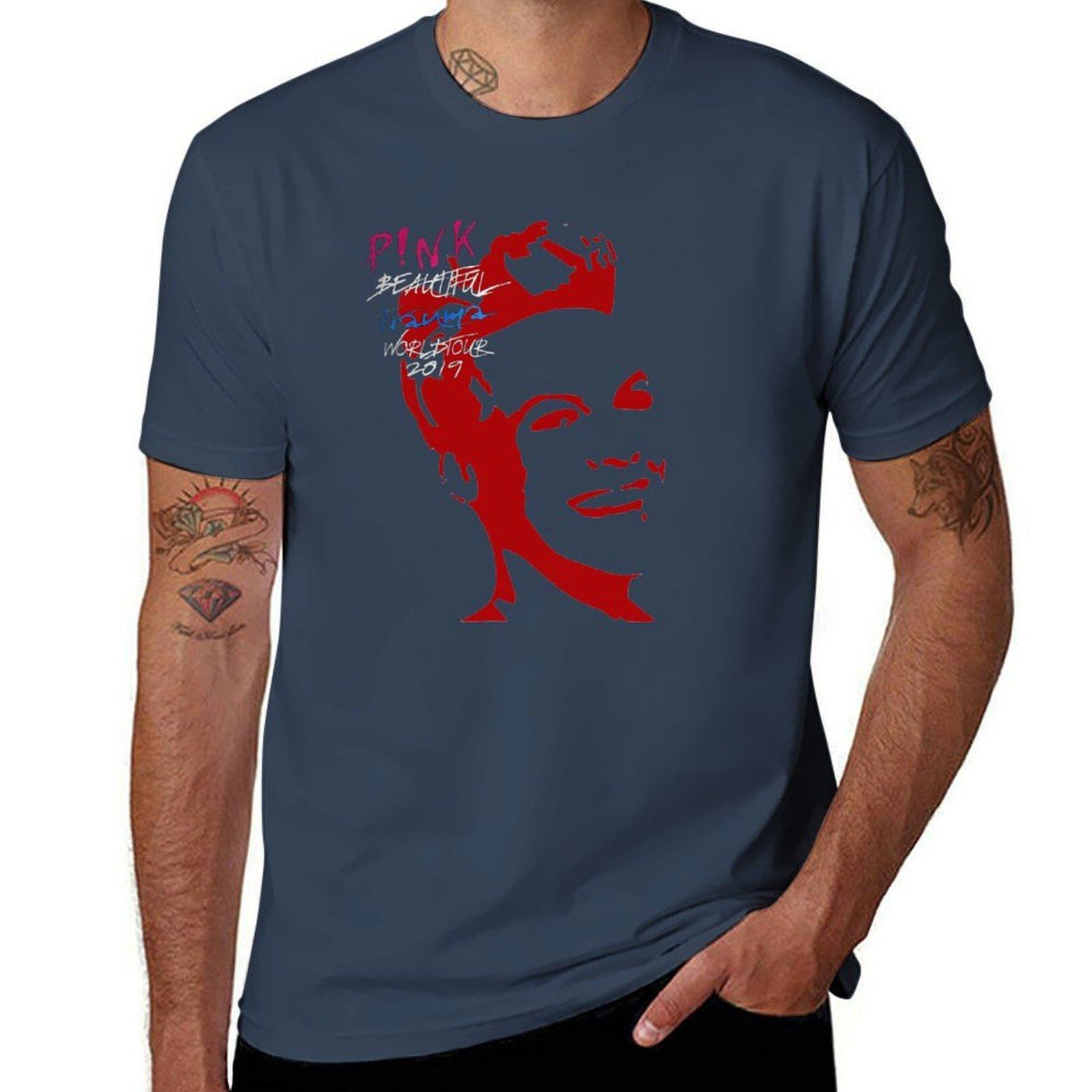 Sillhouette Pink In Your Area TShirt Basic Solid Color Casual Tee Shirt S