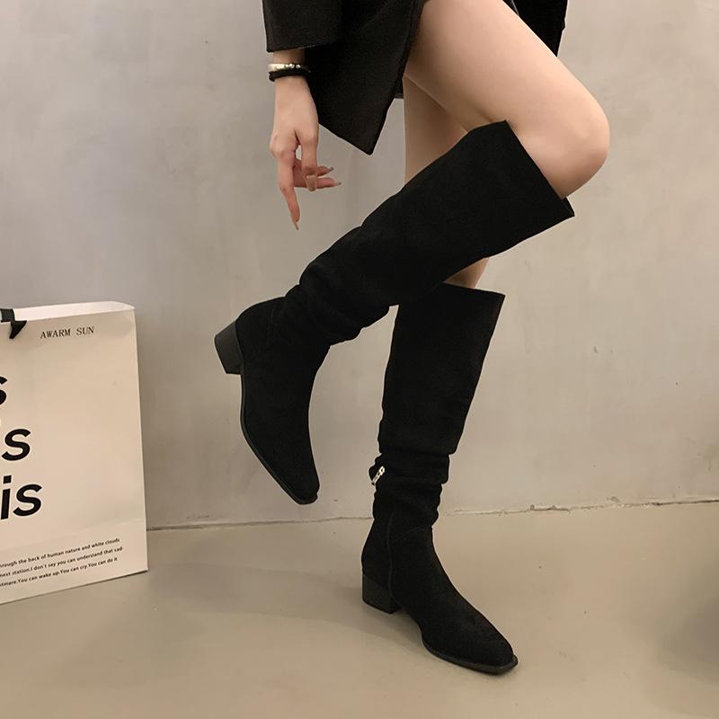 Women's British style high fashion hundred soft elastic comfortable ankle boots shock absorption non-slip casual sports Martin boots