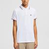 Moncler SS25 Logo Casual Simple Short Sleeve Polo Shirt Men Polo Shirts White K1-091-8A70300-84556-001