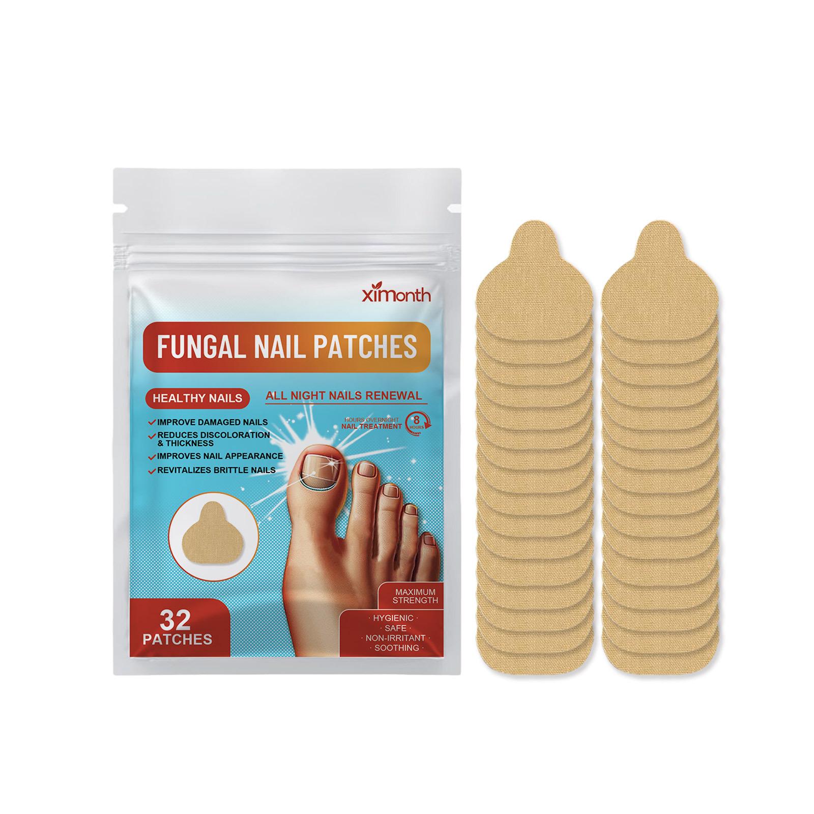 

32 шт./пакет, патчи для ухода за пальцами ног, безопасное, нежное средство от грибка ногтей, улучшение внешнего вида ногтей, укрепление ногтей, ночные патчи от грибка для ногтей 32PCS