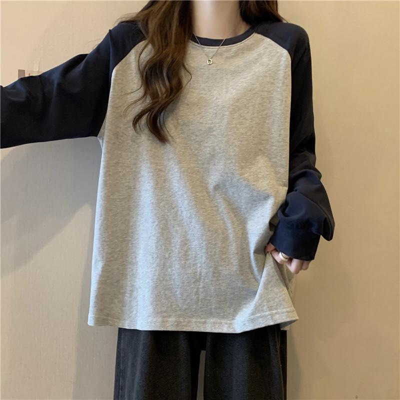 Spring Autumn Oversized T-shirts Youth Harajuku Cute Cartoon Print T Shirt Women Pullover Tshirt Long Sleeve Y2k Tops Streetwear