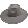 British Hat Retro Woolen Hat Wide Brim Flat Top Top Top Hat Versatile Autumn and Winter Hat Trendy Sun Hat Felt Hat