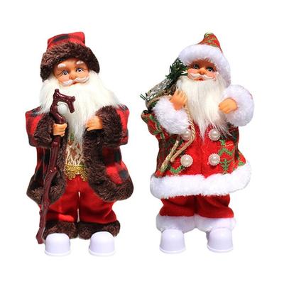 Electric Santa Climbing Toy Father Christmas Climbing Doll Christmas Table Ornament Children Room Decoration Music Toy
