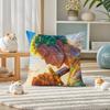 One Piece Roronoa Zoro Anime Plush Pillow Cover Soft Short Plush Cushion Cover For Sofa Bedroom Home Decor Gift Decoration