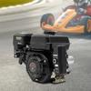 Motor orizontal în 4 timpi cu pornire electrică 210CC Motor pe benzină pentru Go-Kart, Motor pe benzină monocilindric răcit cu aer
