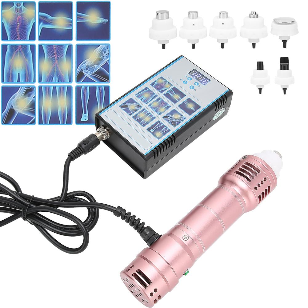 Portable Shockwave Physiotherapy Instrument Pain Relief ED Treatment Therapy Machine Rose GoldEU