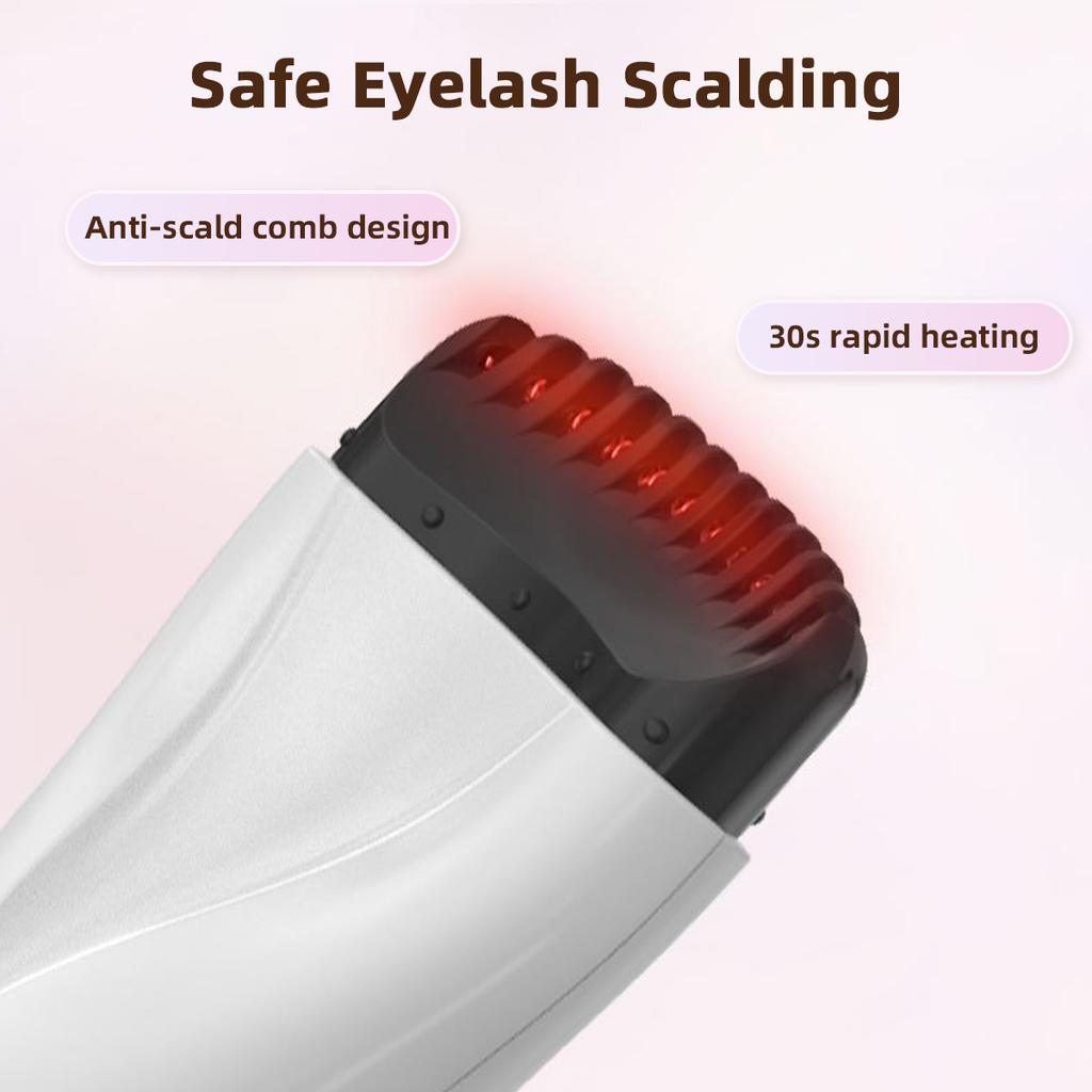 5D Electric Eyelash Curler USB Rechargeable Intelligent Temperature Control Anti Scalding Long Lasting Style Prevents Salping