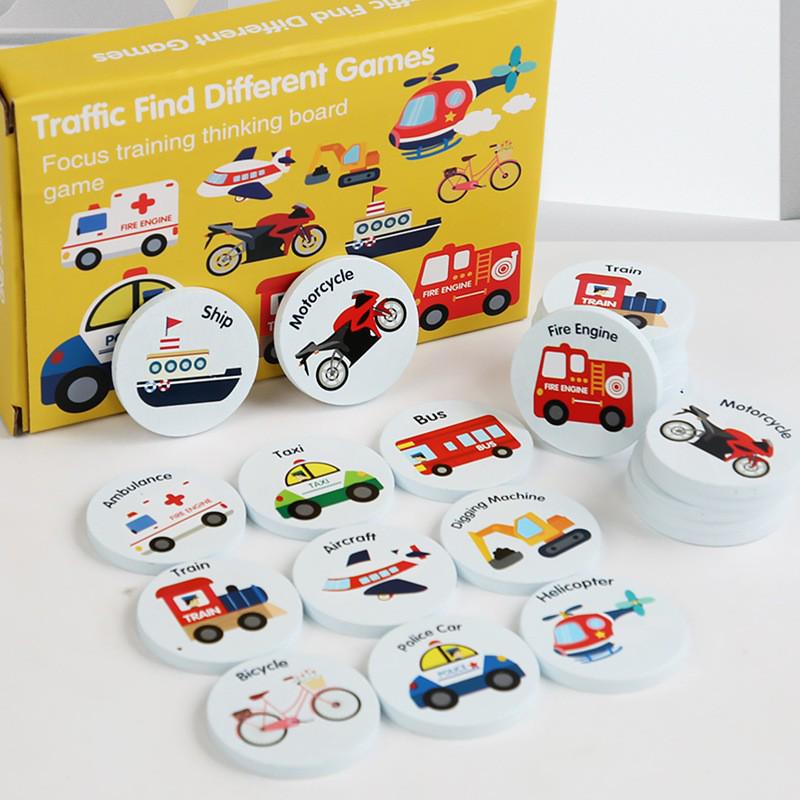 Cross-Border Memory Match Game: Educational Flip Card Puzzle for Kids Ages 3-6