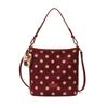 Korean Version Of Polka Dot Tote Bag Casual Temperament Large Capacity Female Foreign Style Retro Shoulder Bag Underarm Bag Bucket Bag