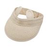 Bear Ears Kids Empty Top Hat UV Protection Straw Cap Lightweight Baby Sun Hat  Boys & Girls