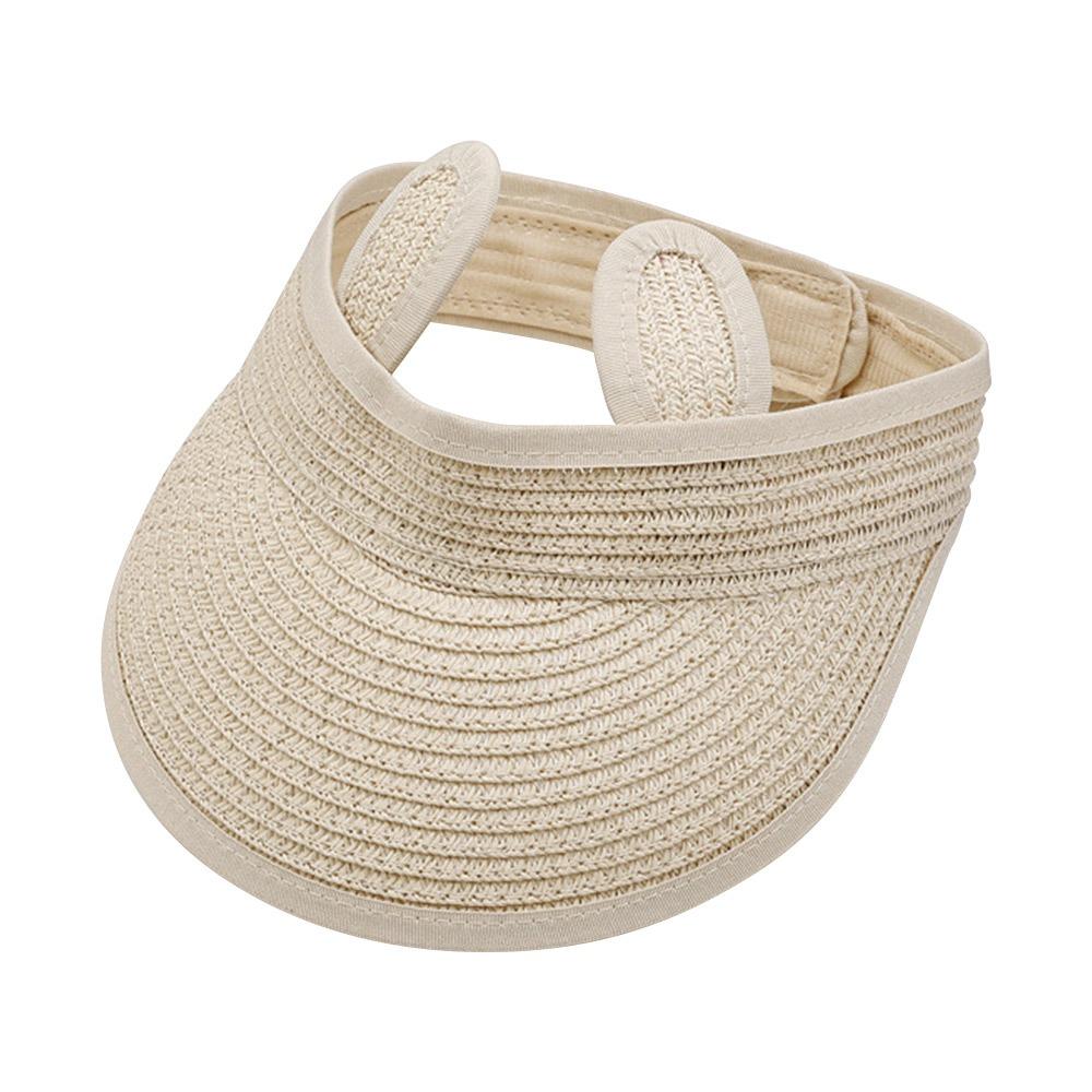 

Детская шляпа-цилиндр с медвежьими ушками, защита от УФ-лучей, детская солнцезащитная шляпа, кепка от солнца, для улицы, для детей, малышей бежевый