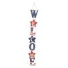 Independence Day Door Hanging Ornaments Wooden Decorative Pendant for Home Shopwindow Decoration