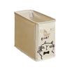 Foldable Oxford Cloth Storage Basket with Wheels