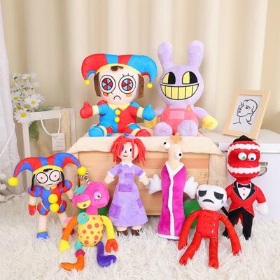 3D Cyber Circus Plush Toys the Amazing Digital Circus Cotton Plush Toy