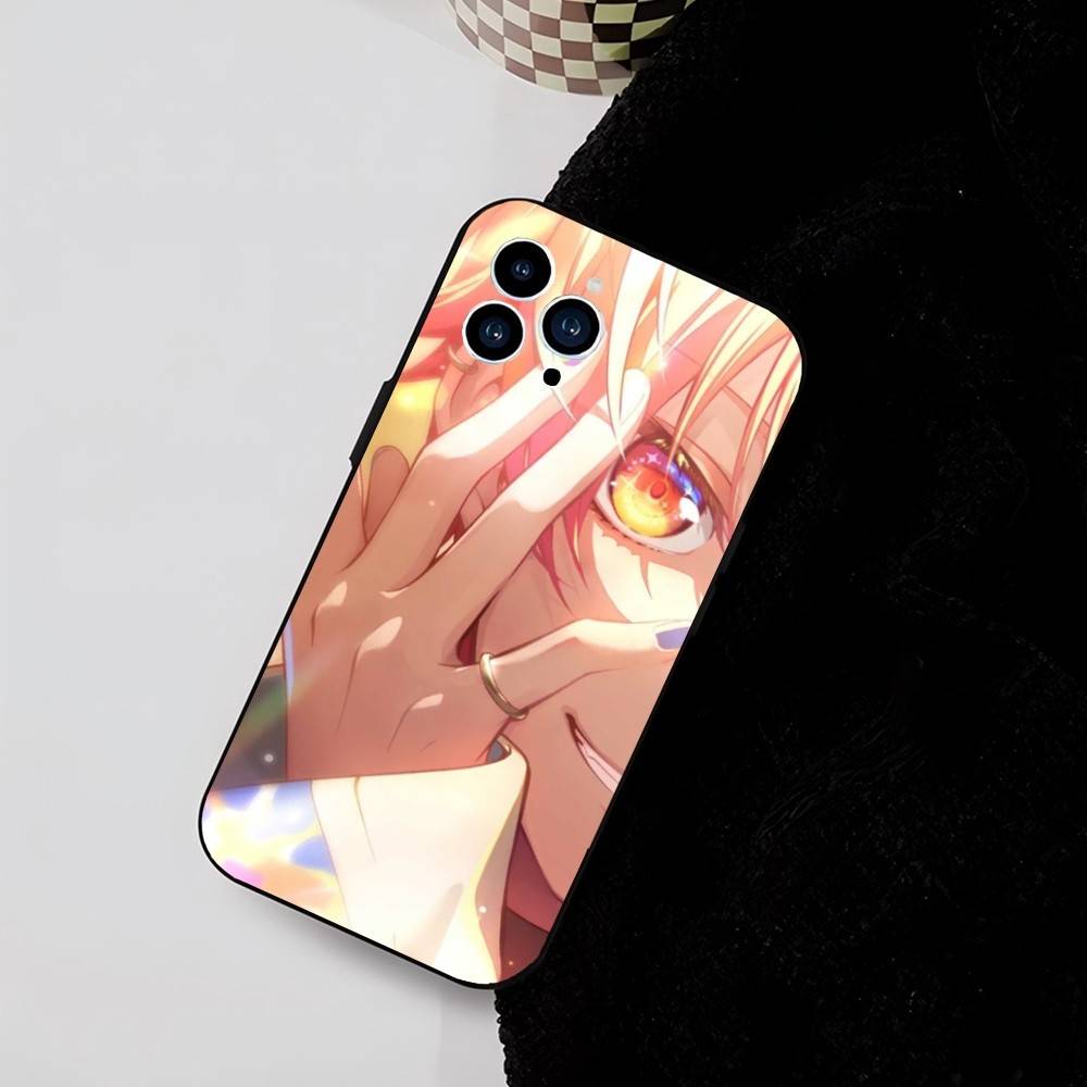 Handsome T-TENMA T-TSUKASA Anime Game P-Project S-Sekai Pjsk Phone Case Cool Black Silicone Soft For IPhone 16 15 14 13 12 11 X