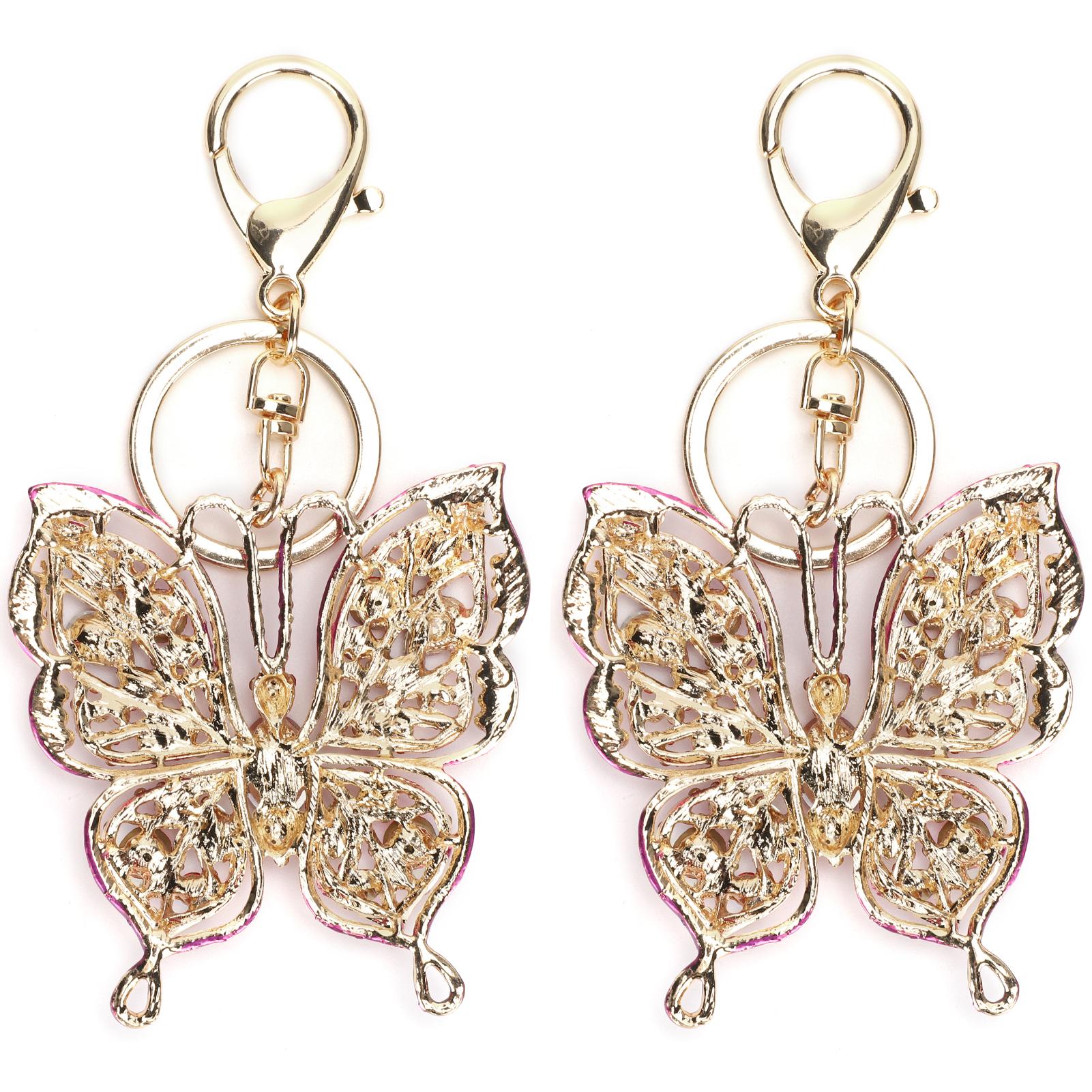 

2 шт. Брелок-бабочка, стильный, милый, креативный кулон, поделка, аксессуары для багажа