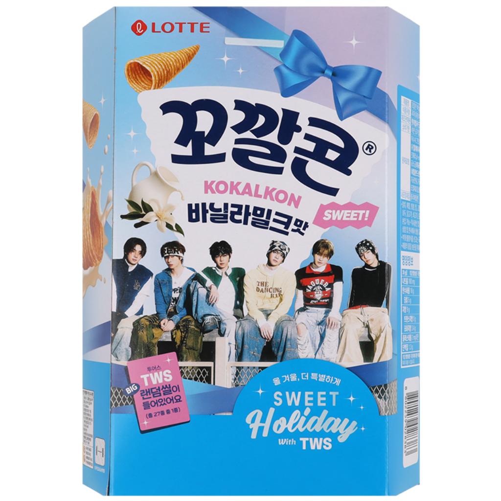 [Lotte] TWS-Kokalkon Vanilla Milk 120g (Limited edition) With TWS Big Random Seal 1type