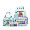 Popular Sprunki Rhythm Box Cartoon Elementary School Bag Children's Backpack Backpack Three-piece Set