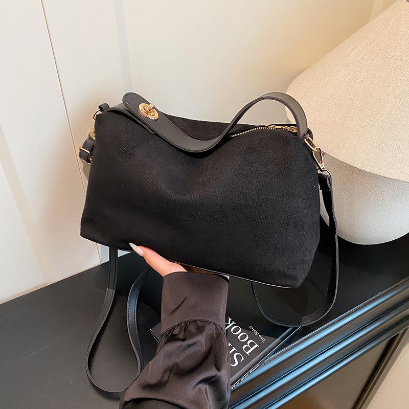 1 Stück Damen High-End-Gefühl Große Kapazität Tasche Damen Einfache Pendler Schulter Handtasche Herbst und Winter Mode Vielseitige Damen Tasche