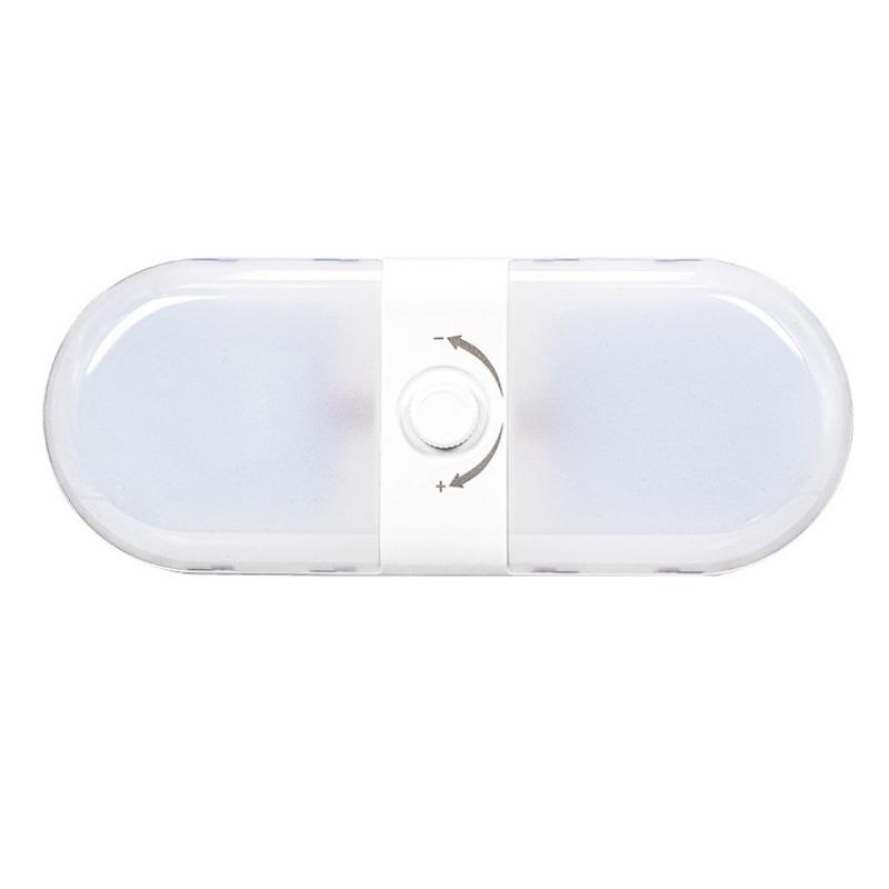 

Highlight Variable Light with Three Colors RV LED Ceiling Lamp Electrodeless Dimming Cab Reading Light 12-24V Compartment Light 1pc