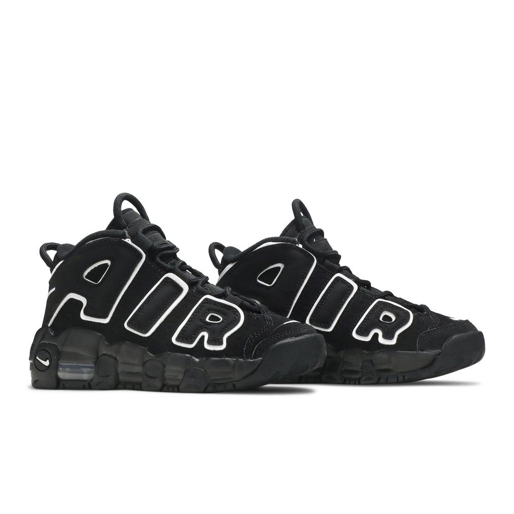 Nike Air More Uptempo PreSchool 'Black White' (Unisex) Black / White / Black Kids' Basketball Shoes DA8574 002