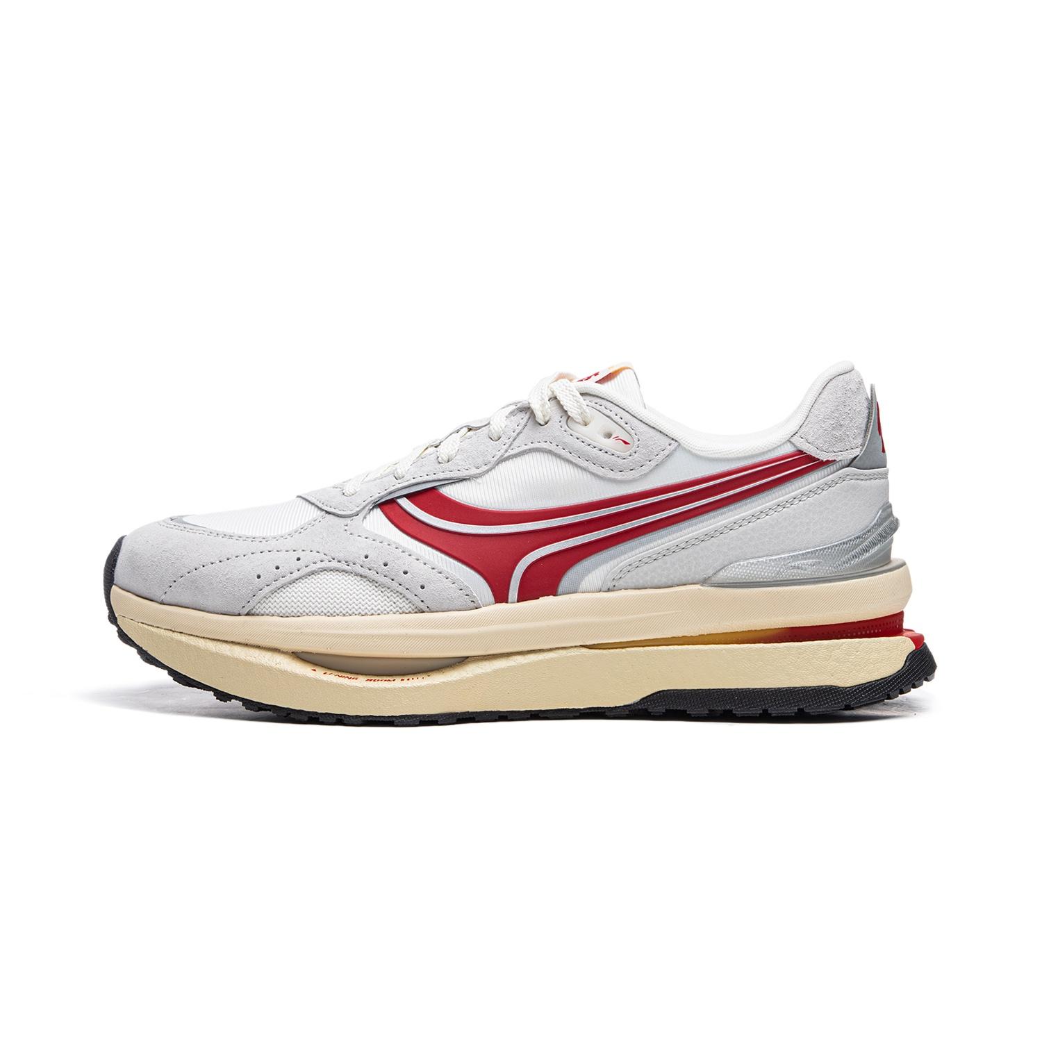 Li-Ning Glory Renew Grey Red Beige Men s AGCU073-11 EU 44⅓