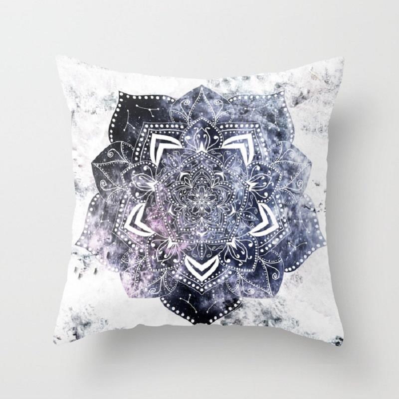 Geometric Cushion Cover Sofa Throw Pillow  Home Decoration Boho Mandala Flower