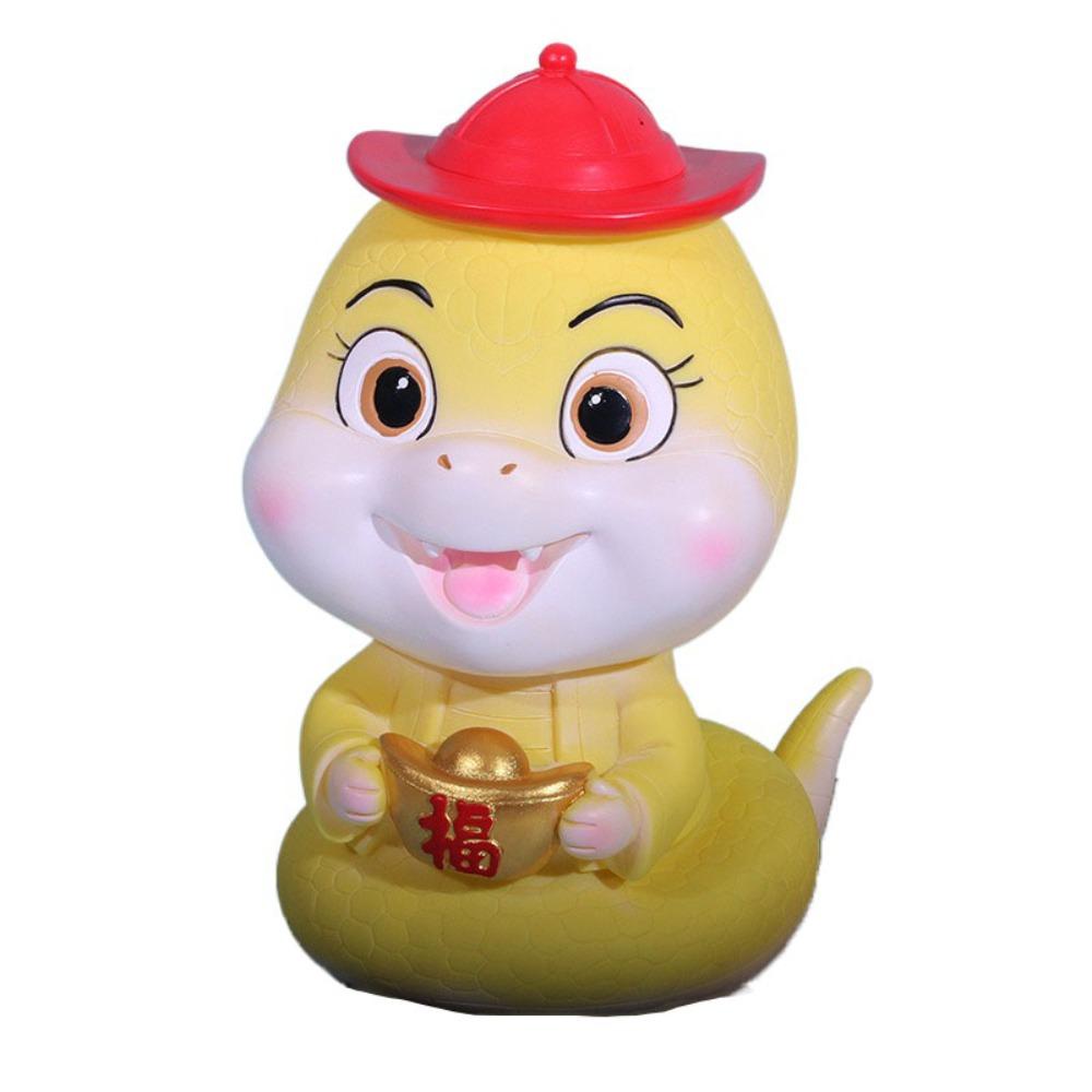 Savings Tank Zodiacs Snake Piggy Bank Money Saver Snake Coin Storage Box  New Year Gift