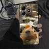 Cute Capybara Case for Xiaomi Redmi Note 10 9 8 Pro 11 13 12 Pro Plus 11S 10S 9s 12S Soft Back Phone Cover