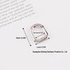 In-Stock: High-Grade D-Shaped Spring Ring Buckle for DIY Bag Handles & Straps