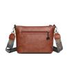 Retro Soft Leather Crossbody Bag Simple Bucket Bag Large-capacity Single-shoulder Bag