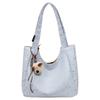 Crossborder Fashion Canvas Handbag For Daily Casual Use With Polka Dot Design