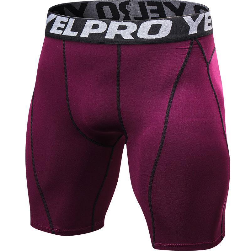 12 Colors Running Shorts Men's Short Trousers Quick Dry Leggings Fitness Training Bottoms Jogging Compression Home Gym Shorts