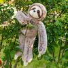 Non-Toxic Sloth Stuffed Animals Brown Sloth Doll Kawaii Plush For Toddler Soft Cute Fluffy Plush Toys For Valentine'S Day Easter Gifts Em