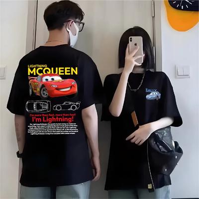 Vara Amuzant Sally Im Lightning Mcqueen Mașină Bărbați Femei Tricouri Topuri Îmbrăcăminte Bumbac Cadou Dragoste Tricou Cuplu Imprimat Bumbac