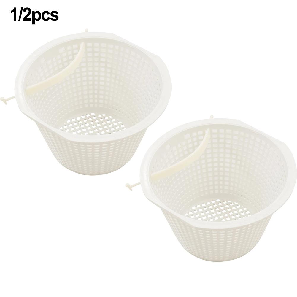 For Skimmer Maintenance Pool Skimmer Basket As Shown Captures Leaves And Debris Lightweight Plastic Replacement Part