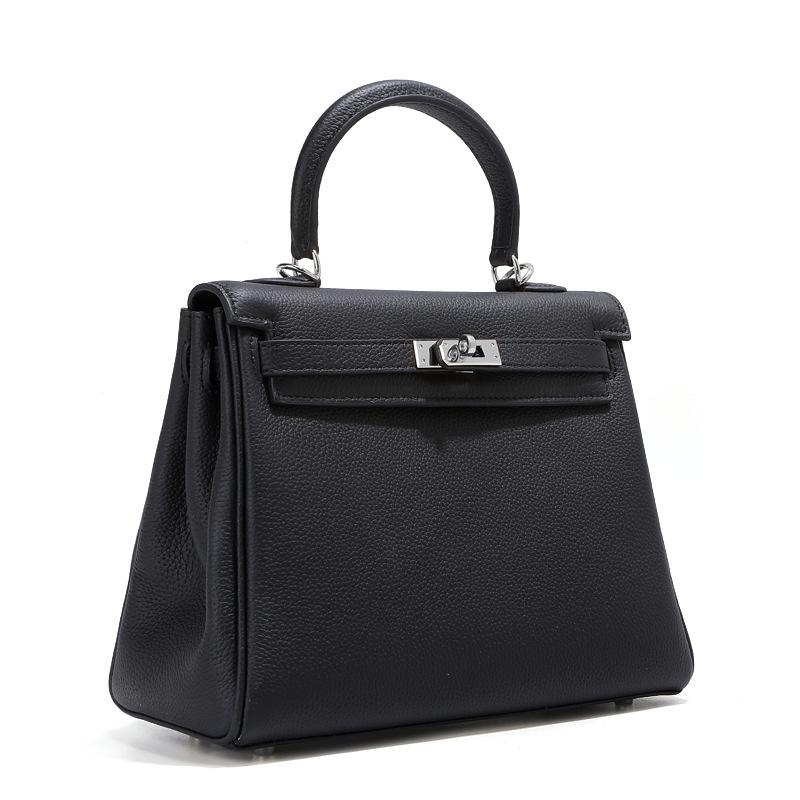 Top Grain Cowhide Kelly High-End Women's Genuine Leather Handbag/Shoulder Crossbody Bag