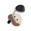 Apricot Lamb Happy Golf Children's Plush Toy, Soft and Cute, Fluffy Happy Golf for Girls and Boys, 13cm